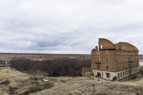 In this photo taken on Wednesday, April  6, 2016, an abandoned building that served as a children&rs