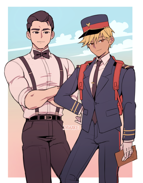  Have you met Milkman and Mailman my two OCs? I haven’t drawn them in forever so I thought it 