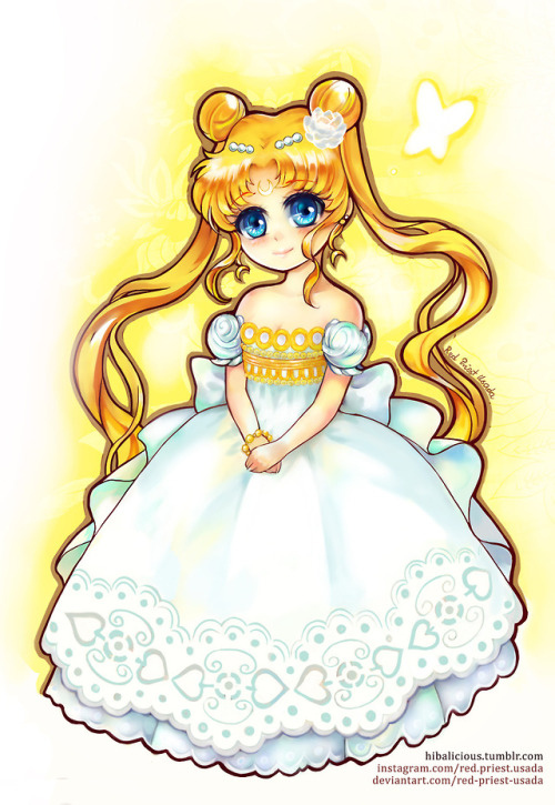  A digital version of my little Princess Serenity drawing I made some months ago with markers. Sailo