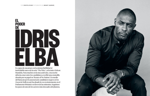 ¡Idris Elba en español! -for Spain’s Sunday mag El PAIS SEMANAL. 