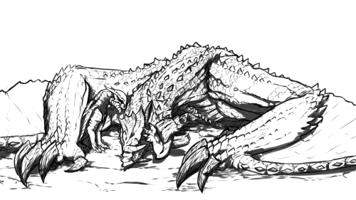 ask-a-deviljho:  To the shadows child, and wait for your day to come.