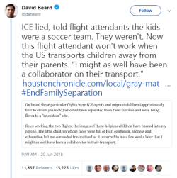 theambassadorposts: American Airlines   is still transporting migrant kids for Trump’s gestapo as kids under 18 do not need ID to fly. #EndFamilySeparation 