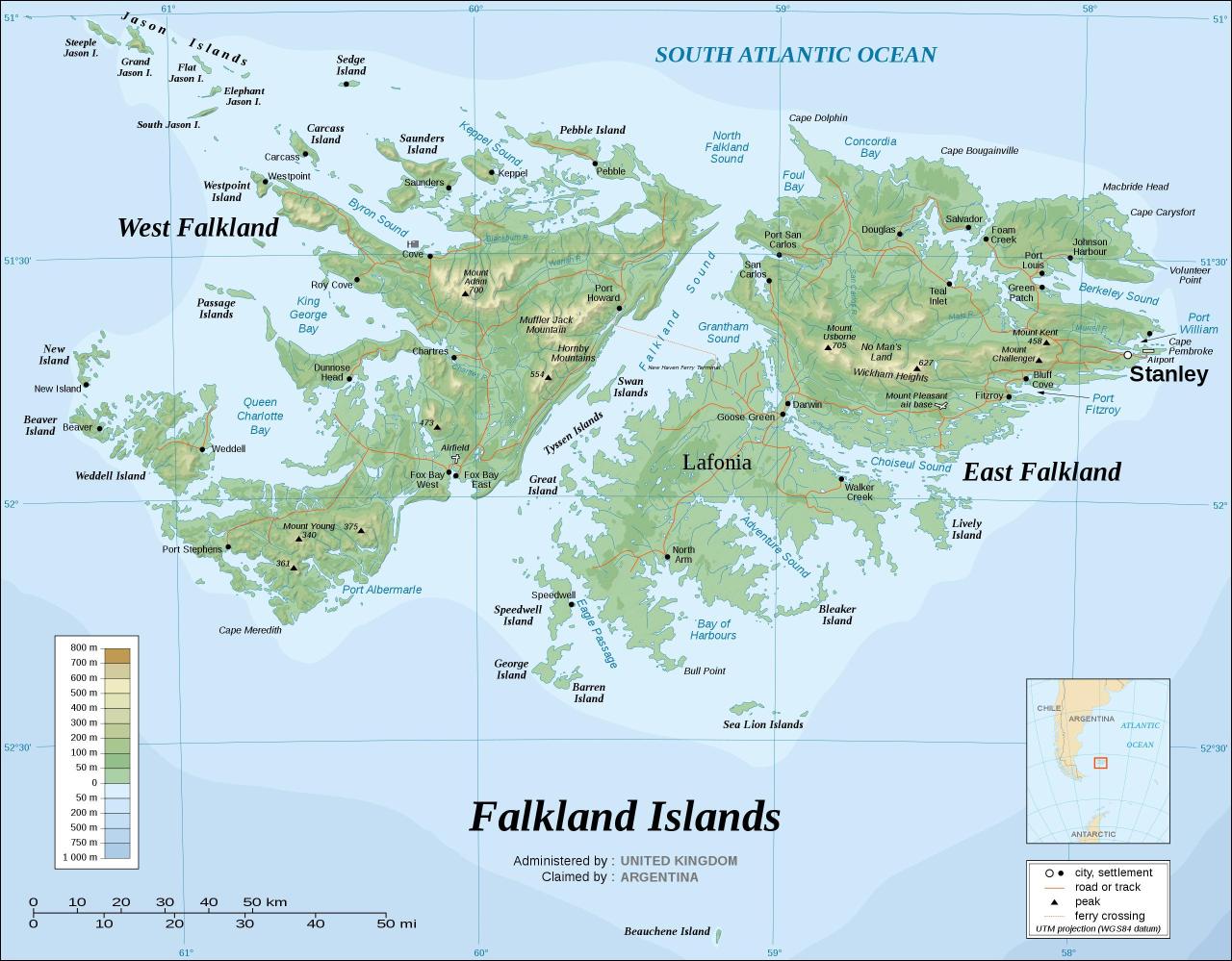 The Falkland Islands Are An Archipelago In The Maps On The Web 5cd551c1caa5c2ecac6caf03a1d61989d55b6b17