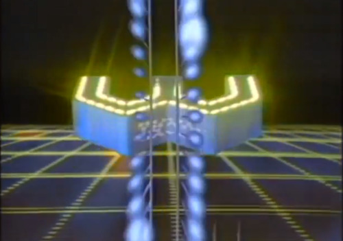 Image West animated corporate identities and video design from 1981 - created utilsing the  Scanimate analog video effects system.