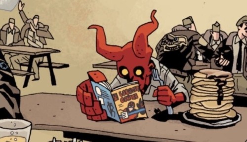 spiroandthelacktones:major-dongliz:I realize now that hellboy comics are where it’s at