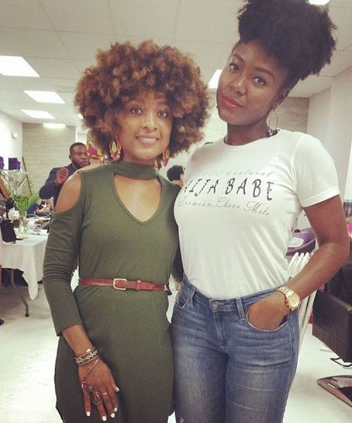 Dope-ess Tees! &ldquo;Naija Babe&rdquo; @okericollection #LetsMixItUp @maggierosesalon event