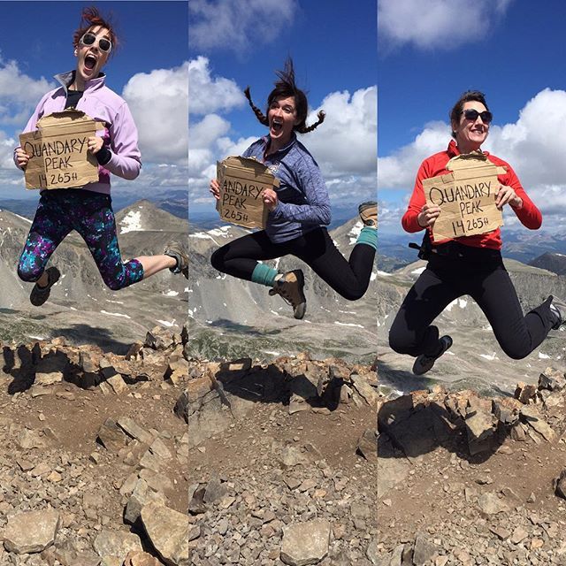 coloradohikes:  #14er #mountquandary #highafrightnow #nbd @mere_life @margie_llo