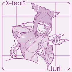 x-teal2:  A design to Juri Han , I am preparing a pic of her…My Patreon =)