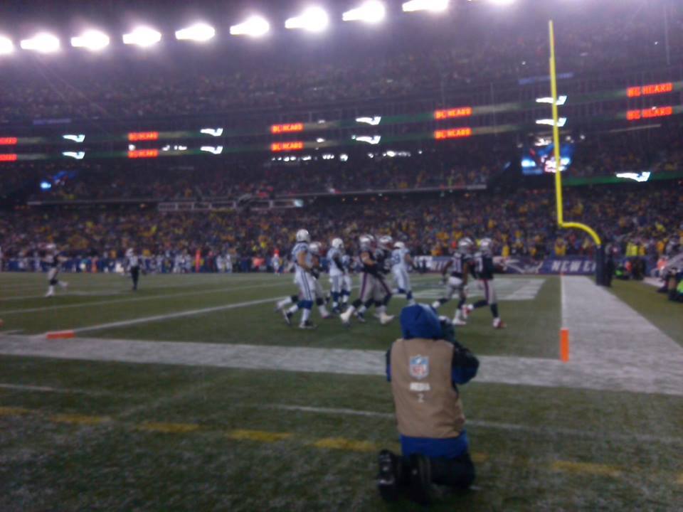 samlovesitt:  More pictures from yesterday. We got to see that first INT returned