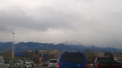 Pikes Peak looked pretty yesterday