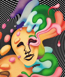 remainsstreet:  Illustration for Victoria and Albert Museum’s V&amp;A Magazine for an article about the psychiatric use of LSD.  