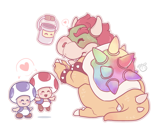 Rainbow shell Bowser supremacy! 