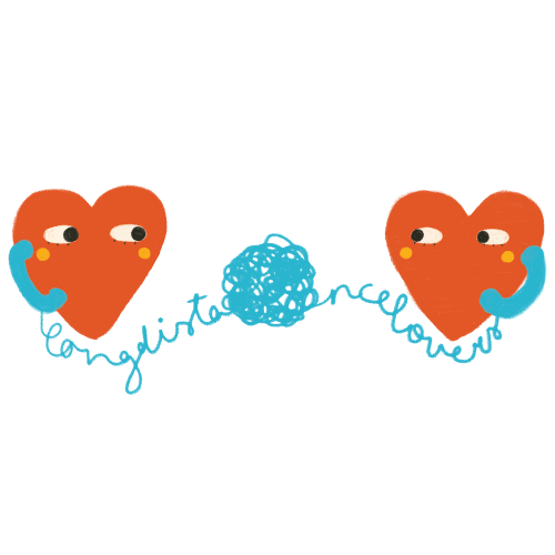 'long Distance Lovers' Shirt Design (2021)