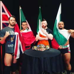 unstablexbalor:  wwe: The #LeagueOfNations has a plan for total domination this evening at #RoyalRumble! #WWE @rusevig @wwesheamus @wadebarrett @el_patron_alberto