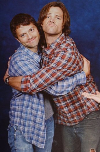 thesharpestthings:  akitosin:  proof that Misha, Jensen, and Jared cannot take a normal photo together.   please notice that in most of these pictures someone is making the duck face or blue steel/magnum 