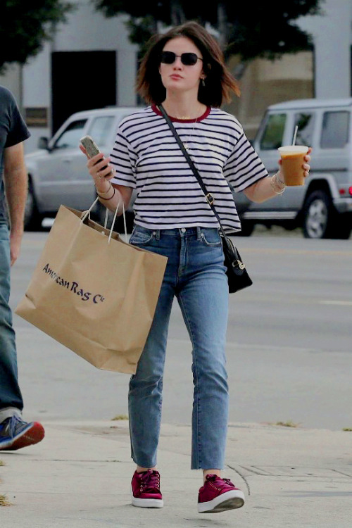 Lucy Hale – Shopping in Los Angeles