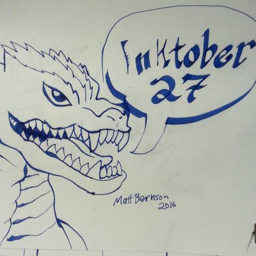 Porn Pics Godzilla forever.   #inktober #ink #drawing