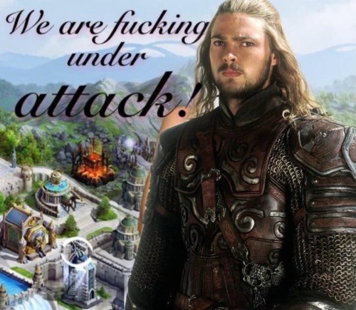 éomer With Théoden And Grima In The Beginning Of Two Towers