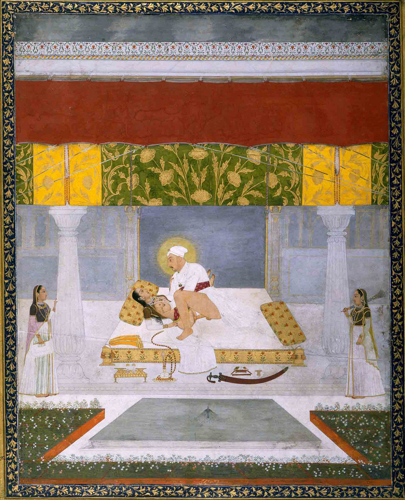 niramish:  The Mughal Emperor Muhammad Shah ‘Rangila’ painted by Chitarman. According
