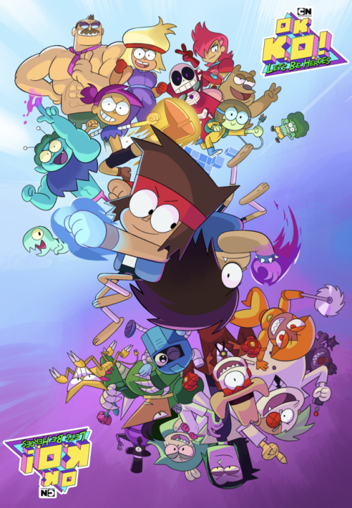 OK K.O.! at San Diego Comic-Con 2018! Above is the exclusive OK K.O.! Signing Poster that you can on