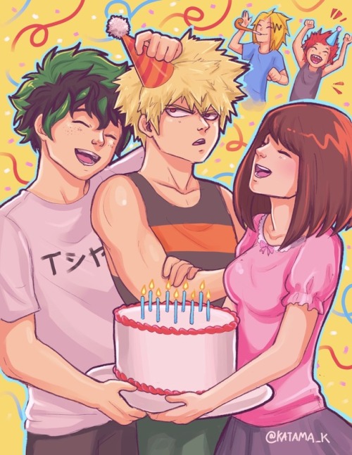 HAPPI BORNTHDAY TO BAKUGOU