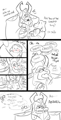 chassdraws:  King Fluffybuns can’t name for beans (based on a convo me and @grimusaur had)