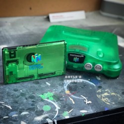 retrogamingblog:  Custom Transparent Nintendo