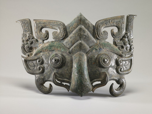 slam-asian: Appliqué in the Form of a Zoomorphic Mask, Chinese, 10, Saint Louis Art Museum: Asian Ar