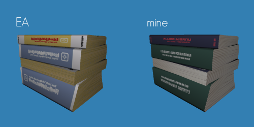 Hi, I Was Playing Sims 2 Recently And Noticed How I Can't Stand How Ugly Is Stack Of Books That Child