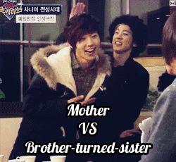 foreveryourfan:  Meet the TEEN TOP FAMILY (^_^;;)/ *brother-turned-sister: changjo was originally supposed to be the family’s first son. but smart l.joe decides to change it halfway through the meeting and calls him ‘noona’ (older sister) instead (Ｔ▽Ｔ)