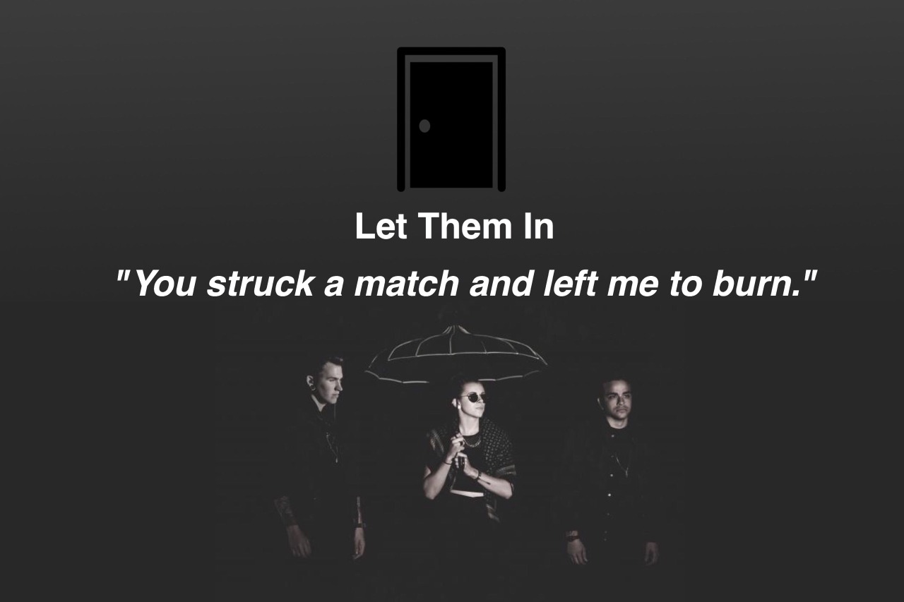guldendays:      PVRIS + fav lyrics on white noise   Inspired by @fallouchboy 