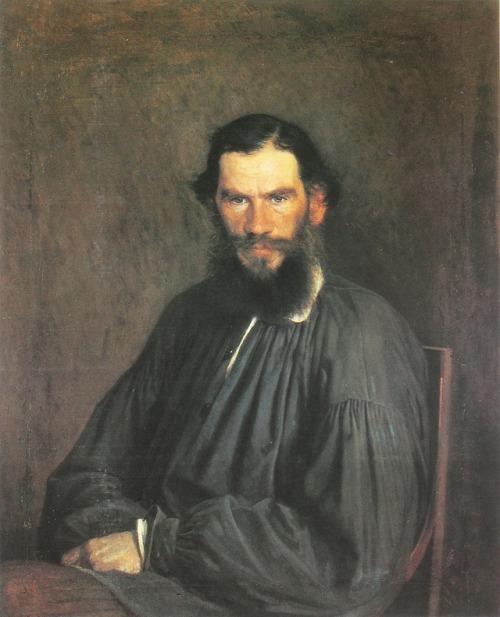 Ivan Kramskoi, Portrait of Leo Tolstoy, 1873