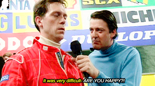 oscarwetnwilde:Famous quotes from A Bit Of Fry And Laurie: Grand Prix“You do a job… that half of man