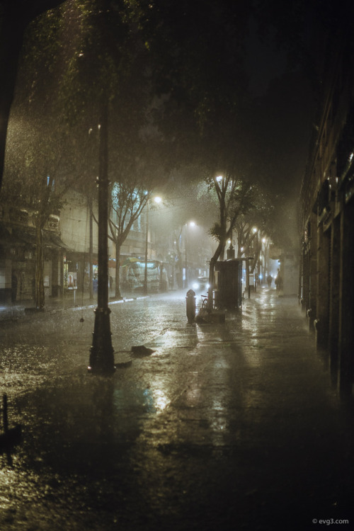 Storm / 8:30pm / Downtown CDMX, by Abelardo Ojeda.// Buy this framed Art Print here.// More of my St