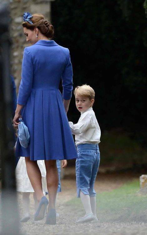 katewilliamgeorgecharlottelouis: The Duchess of Cambridge and her eldest child, Prince George of Cam