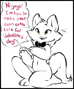 rabbitfears:  Happy v-day everybody - stay cute! ♥ 