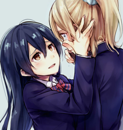 ✧･ﾟ: *✧ Comforting Her ✧ *:･ﾟ✧♡ Characters ♡ : Umi Sonoda ♥ Eli Ayase♢ Anime ♢ : Love Live! S