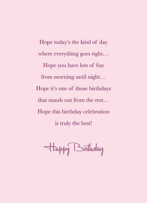 Pictures and Quotes Birthday