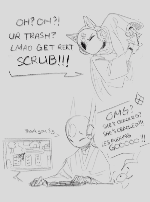 Gamer Iterators Doodles Based On A Recent Convo With @sapphicdib Lmao