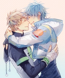 re-l-ni:  Dramatical Murder by MikiSashire Edit: Apparently, that was not the correct source. Correct source: http://touch.pixiv.net/member.php?id=1192357 