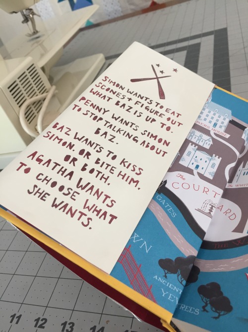 yadykates: I made a new dust jacket for Carry On.  Kinda spoiler-y of the climatic scene? But l