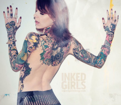 tattooedladiesmetal:  Inked girl