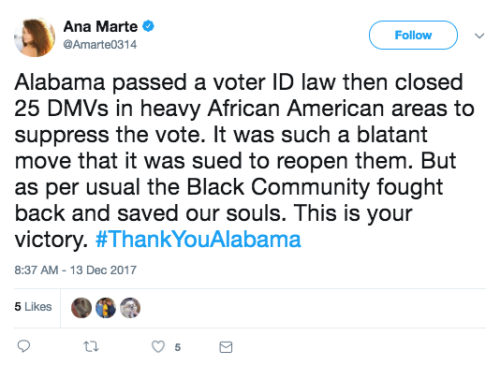 mediamattersforamerica: Right-wing media have spent years advocating for laws to suppress voting rights. Black women shut them all down last night.