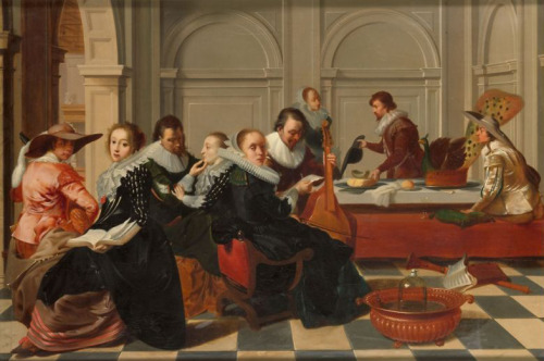 &ldquo;The music party&rdquo; by  Willem Cornelisz. Duyster (1599-1639)