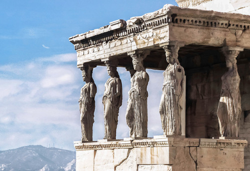 The porch of the Caryatids, The Erechtheion on the Acropolis of Athens, GreeceGreece | Acropolis of 