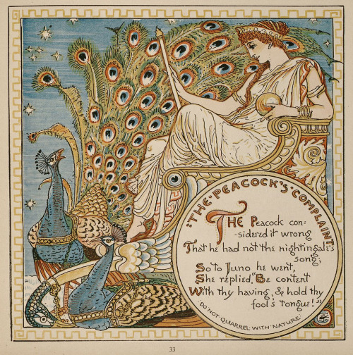 womeninarthistory:Juno and her Birds, Walter Crane 