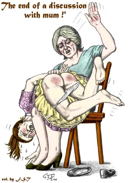 spankalot47:profundity-n-profanity:George Jackson Churchward; a master spanking artist.Art by George