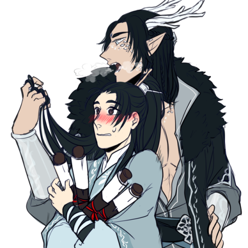 ousamars:i caught up to both tgcf and sv in 5 days and this is all i have to offer so far,