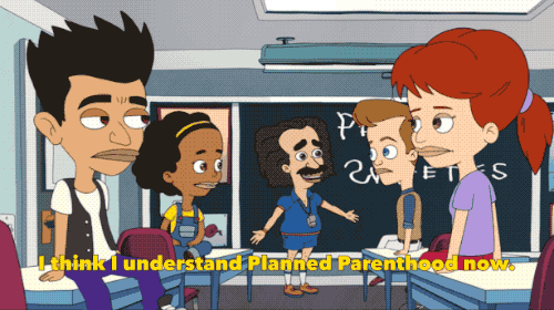 plannedparenthood:basically  Any other sexuality educators loving this show? Of course I have proble