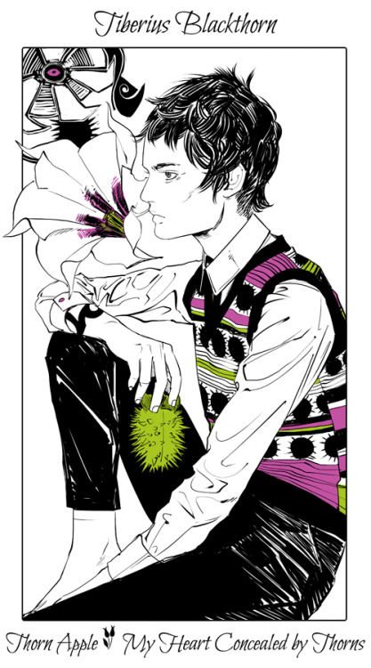 cassandraclare:The Blackthorn family. Flower cards by Cassandra Jean.